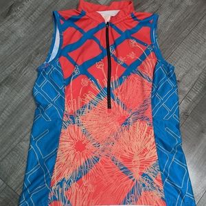 Women's terry cycling jersey.
